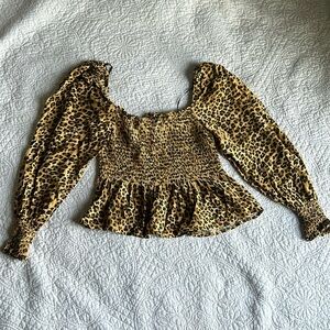 Cheetah Blouse